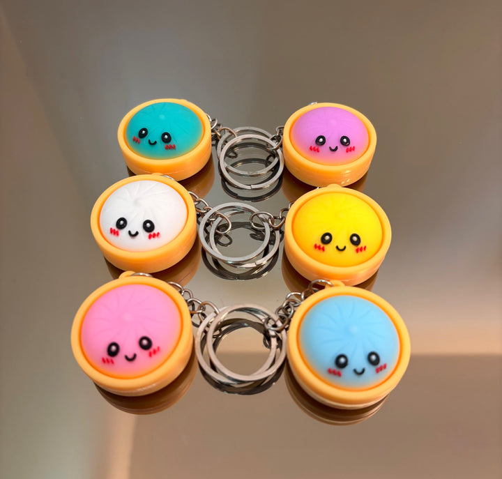 🔑 Squishy Dumpling Keychains
