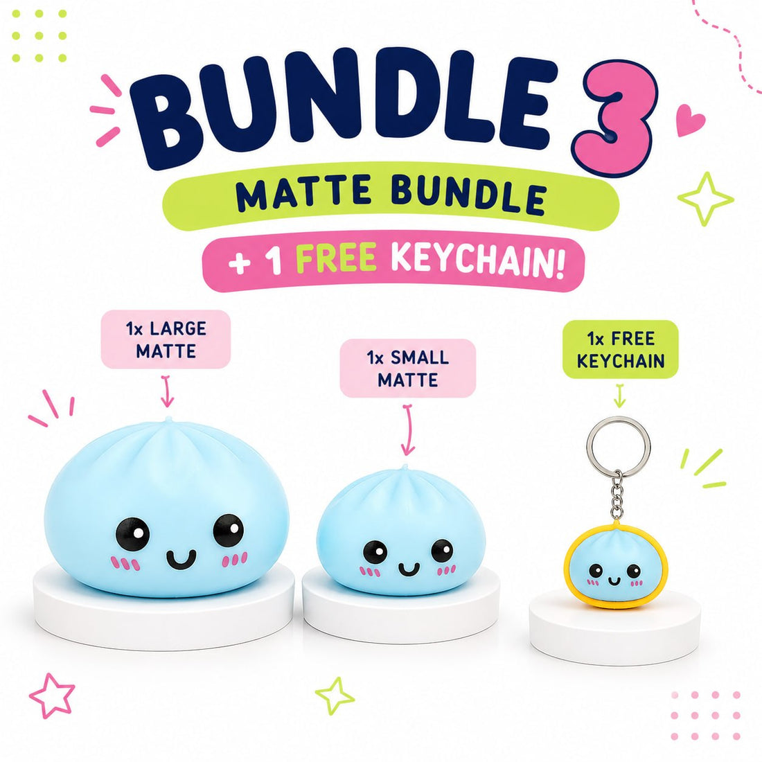 🥟 Matte Bundle + FREE Keychain